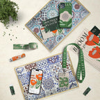 Spsyrine Bathroom Vanity Tray with Handles for Dresser Tops, Countertop, Perfume Decorative Tray, 11.8” * 7.87” *1.37” C1