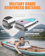 Highpi Inflatable Stand Up Paddle Board for Youth and Adults – Wide Sup with Premium Accessories, Blow Up Paddleboard for Surfing, Fishing, Yoga & More