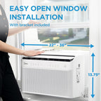 Midea MAW10V1QWT U-Shaped AC Window Air Conditioner
