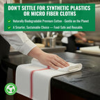 Kitchen Towels | Tea Towel for Craft| Cotton Dish Towels| Reusable Bulk Cleaning Cloths Red Hand Towels| Soft Super Absorbent Quick Dry Dish Rags Machine Washable 6 Pack 15" x 25"