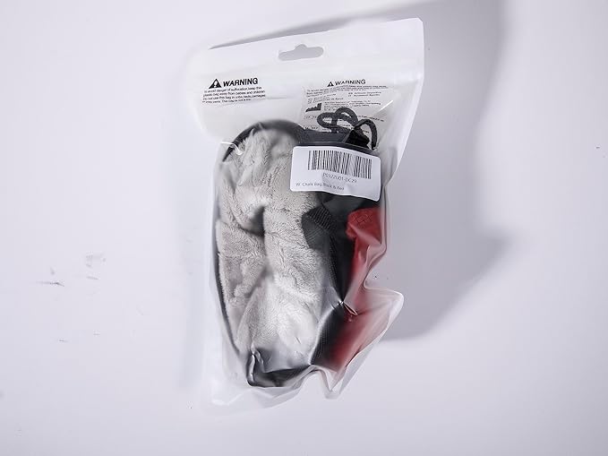 Rhino Valley Climbing Chalk Bag, No Leak Drawstring Chalk Bag with Adjustable Belt, Carabiner Clip and Zippered Pockets Chalk Bag for Climbing, Cross Fit, Weight Lifting & More