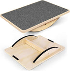 Balance Board Professional Wobble Board for Adults Anti-Slip 350LBS Balance Boards for Physical Therapy Standing Desk Core Strength Wooden Balance Board Rocker Board