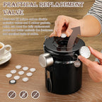 Tondiamo 22 Pcs Co2 Valve Filter Set Replacement for Coffee Canisters Airtight with 2 Rubber Rings, Degassing One Way Breather for Bean Container, Bag, Food Bags