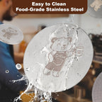 MEION 51mm Espresso Puck Screen-3 Pack 0.2mm Ultra Thin Espresso Puck, Stainless Steel Reusable Coffee Filter, Compatible with Espresso Machine 51mm Portafilter Basket