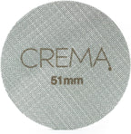 Crema Coffee Products 51mm Puck Screen for Barista Models | 1.7mm Thick 316L Steel Filter | Balanced Water Flow for Improved Extraction | Prevent Channeling & Reduce Maintenance |Durable,Easy to Clean