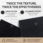 Nordhus Design Large Swedish Dishcloths, 10 Pack Grey- 9.5 X 8 inch Reusable, Washable Cellulose Cotton Kitchen Cloths - Replace Paper Towels, Wipes, Sponges, Dish Rags