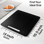 Ibyx Elegant Sliding Tray for Your Coffee Maker & Heavy Kitchen Appliances - Sturdy, Slides Easily from Under The Cabinet (Black, 13”W x 10.5”D)