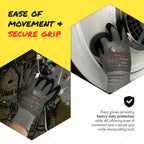 Quest Protective Apparel Cut Resistant Gloves - Puncture Resistant Cutting Gloves Work - Constructed with Graphene Technology