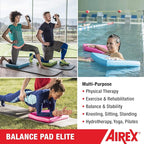 AIREX Balance Pad – Stability Trainer for Balance, Stretching, Physical Therapy, Exercise, Mobility, Rehabilitation and Core Training Non-Slip Closed Cell Foam Premium Balance Pad