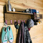 15-Pack Coat Hooks with 30 Screws | Heavy Duty Wall Mounted for Robe, Backpack & Keys | Entryway, Bathroom, Bedroom Hanging Hardware (Pastel Pink)