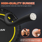 BCAN 40"/48" Rebounder Trampoline for Adult, 450/550LBS Fitness Trampoline with Bungees, Adjustable Handle, Stable & Quiet, Indoor Outdoor, Whole-Body Workout & Relaxation at Home for Women/Men