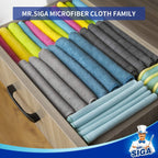 MR.SIGA Microfiber Cleaning Cloth, Pack of 6, Size: 13.8" x 15.7"