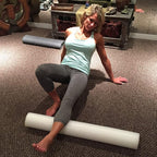 Medium Firm Foam Roller - Closed Cell Supreme Roller for Muscle Therapy & Deep Tissue Massage - Stress Release 34 Inch