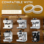 10 Pack Felt Washer Replacement & Espresso Grinders Cleaning Brush for Breville Espresso Machines Grinders BES870/ BES878/ BES880/ BES860/ BES840/ BES990/ BES980/ BCG820