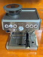 54mm Double Spout Portafilter - Compatible with Breville Barista Express, Bambino, Infuser, Duo Espresso Machines - Double Shot Filter Basket - Plastic