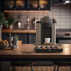 DecoBrothers Supreme Vertuoline Drawer, Holds with 30 Big or 60 Small Vertuoline Pods, Rustic Brown