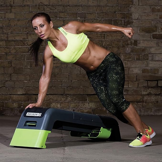 Escape Fitness Deck V2.0 Workout Platform or Adjustable Bench - Black/Green