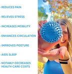 Dr. Cohen’s Heatable Deep Tissue Massage Ball - acuBall Trigger Point Massage Therapy for Myofascial Release and Exercise - Effective Back Massager Ball for Targeted Pain Relief