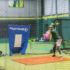 Fortress Baseball Batting Cage Nets | Heavy-Duty HDPP Fully Enclosed Baseball & Softball Cage Netting [14 Sizes & 3 Grade Options] – NET ONLY