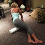Medium Firm Foam Roller - Closed Cell Supreme Roller for Muscle Therapy & Deep Tissue Massage - Stress Release 34 Inch