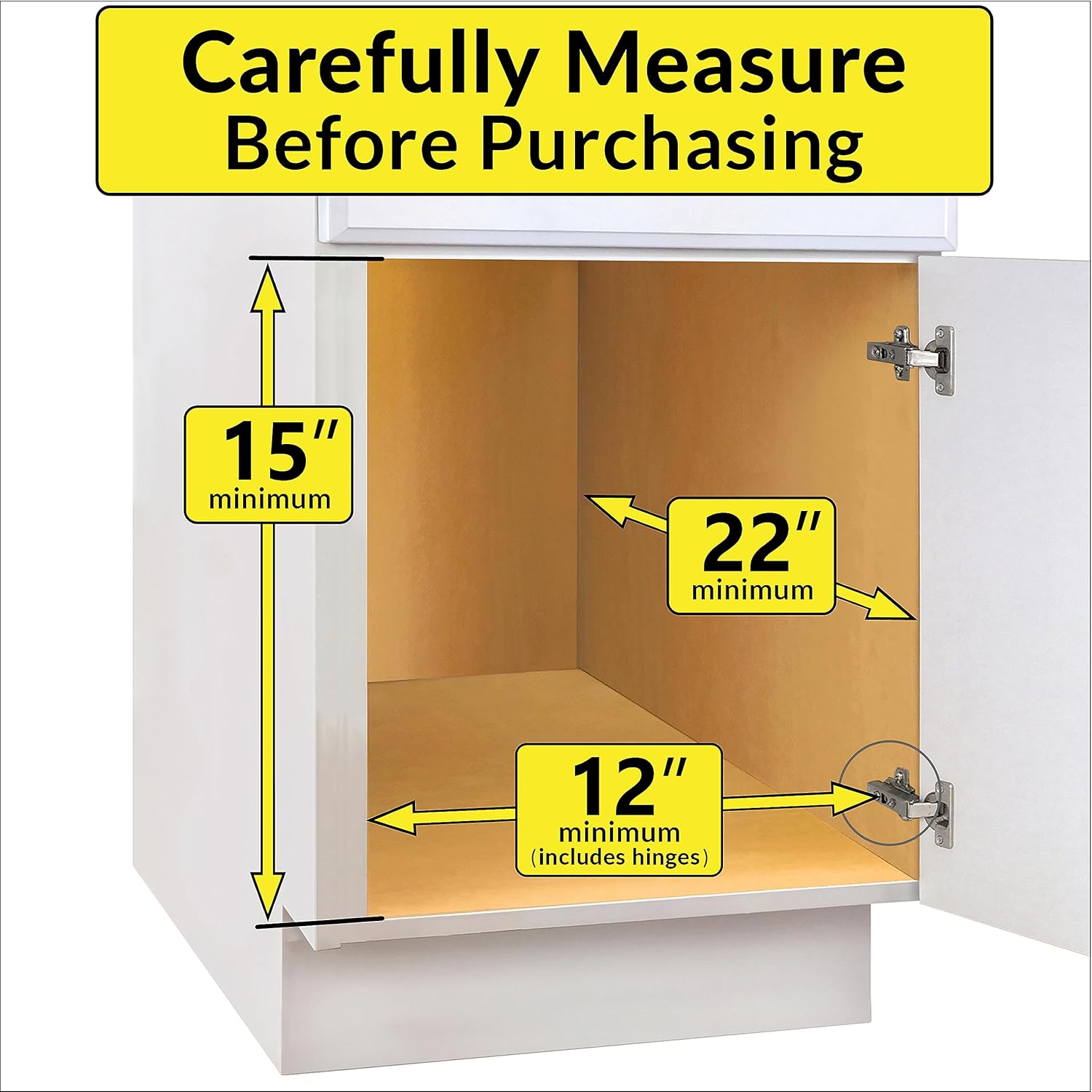 LYNK PROFESSIONAL® Pull Out Under Sink Kitchen Cabinet Organizer - 11.5 in. x 21 inch deep Drawer - Sliding Shelf Organizer for Cabinets and Undersink Storage Shelves - Lifetime Ltd. Warranty – Chrome