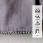 TARAN LIVING Hand Towels 100% Cotton Solid Kitchen Dish Cloths 18"x 28", Grey, Pack of 6 Decor Kitchen Hand Towel Reusuable Dish Towel for Cleaning & Drying Tea Towels Set with Hanging Loop