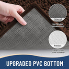 Arotive Luxury Chenille Bathroom Rug Mat, Extra Soft Thick Absorbent Shaggy Bath Rugs, Non-Slip Machine Wash Dry, Plush Bath Mats for Bathroom, Shower and Tub, 40x32, Brown