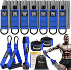 Heavy Resistance Bands for Working Out, 350lbs/450lbs Exercise Bands with Handles, Workout Bands Set for Men, Fitness Weight Bands for Muscle Strength Training, Stretching, Slim, Home Gym Equipment