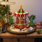 Lazy Susan Turntable Organizer for Table Top, 21’’ Round Wooden Lazy Susan for Cabinet Kitchen Countertop Pantry Dining Coffee Table for Condiments Spices, Rustic Bathroom Vanity Tray for Soap Candle