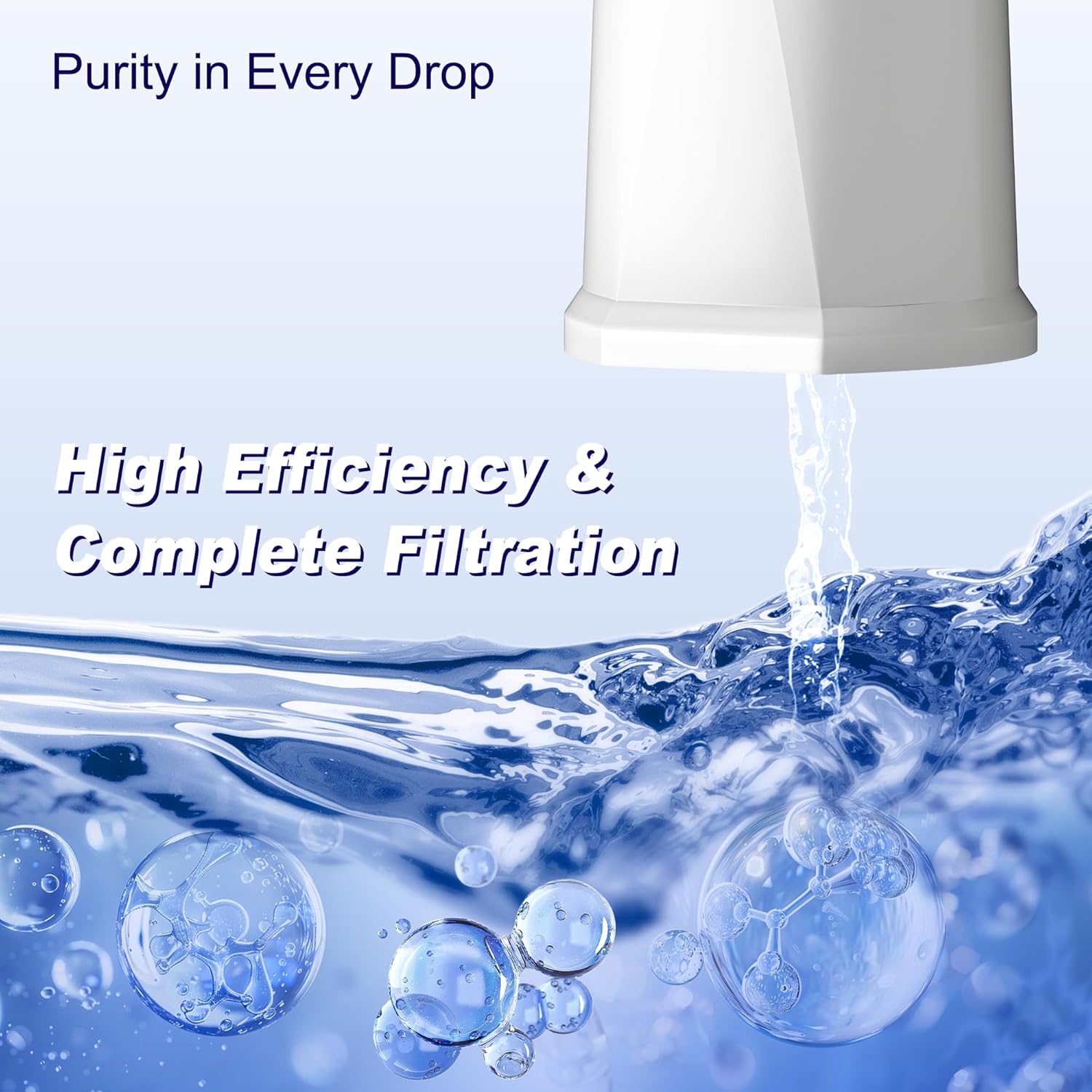 Replacement Water Filter for Breville Espresso Machine Barista Touch BES880, Barista Pro BES878, Oracle Touch BES990, Oracle BES980, Dual Boiler BES920 Bambino ClaroSwiss Sage, 8 Pack