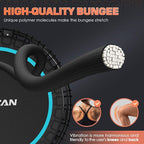 BCAN 40"/48" Rebounder Trampoline for Adult, 450/550LBS Fitness Trampoline with Bungees, Adjustable Handle, Stable & Quiet, Indoor Outdoor, Whole-Body Workout & Relaxation at Home for Women/Men