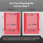 Pull Out Cabinet Organizer(11" W x 21" D), 2 Tier Wire Basket Slide Out Shelf Storage with Wood Handle, Pull Shelf Drawers for 12-1/4” Cabinet Opening, Chrome