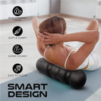 Yes4All EVA Firm Foam Rollers for Yoga & Pilates, Available in 12, 18, 24, 36 inch, Yoga Roller for Massage, Stretching, Core Strengthening
