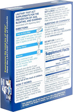 Lactaid Fast Act Lactose Intolerance Relief Caplets with Lactase Enzyme to Prevent Gas, Bloating & Diarrhea Due to Lactose Sensitivity, Ideal for Travel & On-The-Go, 12 Packs of 1-Count