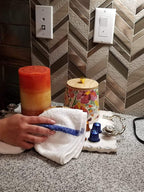 GOLD TEXTILES New Cotton Blend White Restaurant Bar Mops Kitchen Towels (12, White)