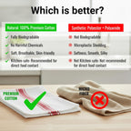 Kitchen Towels | Tea Towel for Craft| Cotton Dish Towels| Reusable Bulk Cleaning Cloths Red Hand Towels| Soft Super Absorbent Quick Dry Dish Rags Machine Washable 6 Pack 15" x 25"