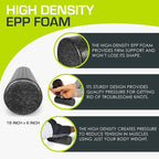 ProsourceFit High Density Foam Rollers 18 to 36 - inches Long, Firm Full Body Athletic Massage Tool for Back Stretching, Yoga, Pilates, Post Workout Muscle Recuperation