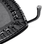 Sunny Health & Fitness Springless Mini Fitness Trampoline – Premium Adjustable Bungee-Style Indoor/Outdoor Exercise Rebounder for Quieter and Safer Workouts