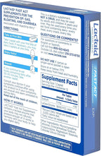 Lactaid Fast Act Lactose Intolerance Relief Caplets with Lactase Enzyme to Prevent Gas, Bloating & Diarrhea Due to Lactose Sensitivity, Ideal for Travel & On-The-Go, 12 Packs of 1-Count