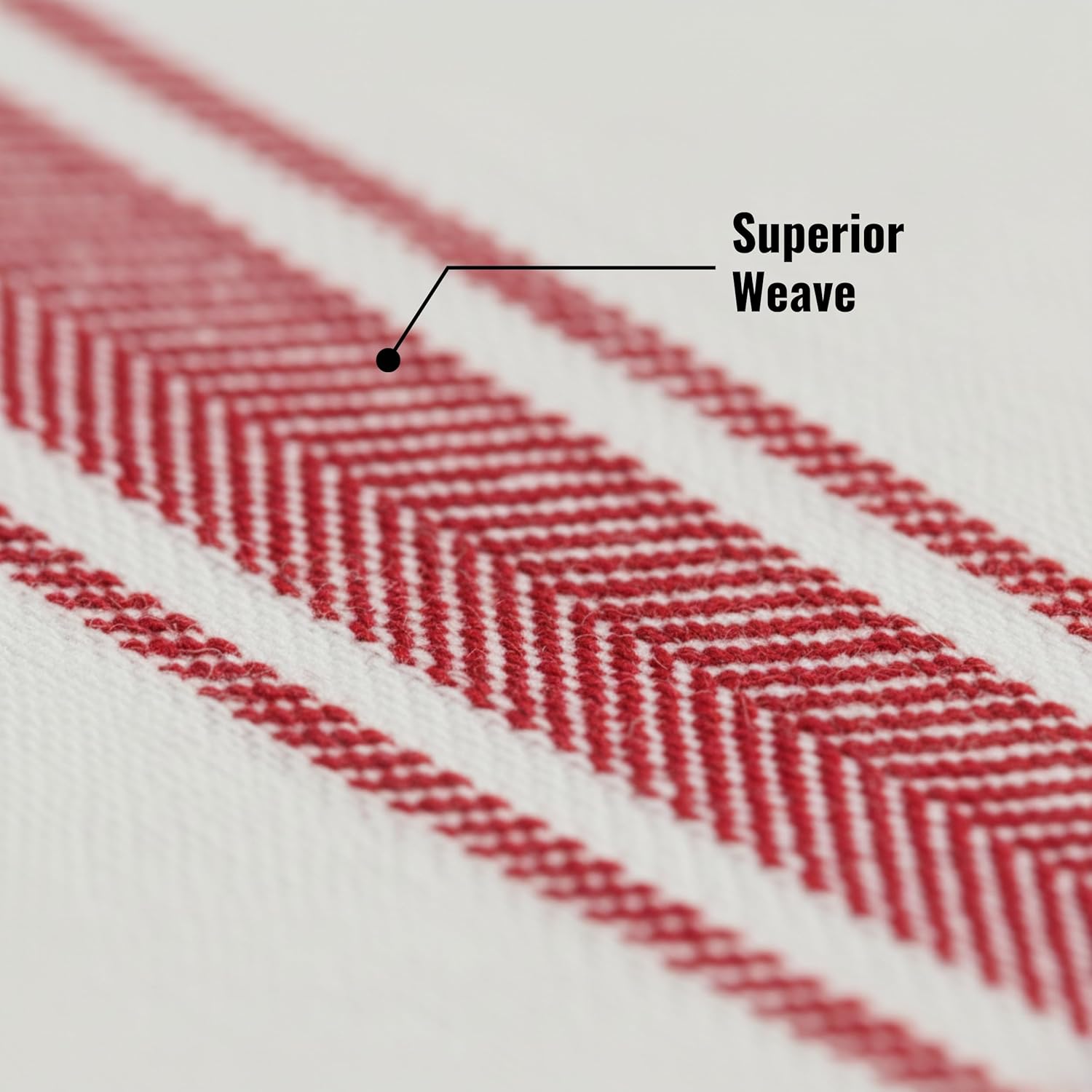 Kitchen Towels | Tea Towel for Craft| Cotton Dish Towels| Reusable Bulk Cleaning Cloths Red Hand Towels| Soft Super Absorbent Quick Dry Dish Rags Machine Washable 6 Pack 15" x 25"