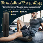 FitNation Foam Roller – High-Density Foam Muscle Roller – Textured Foam Rollers for Muscle Massage, Stretching, Pilates, Yoga