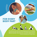 RAD Rounds – Extra Soft Yoga Deep Tissue Massage Ball Set – Myofascial Release Balls for Feet, Back, Neck, Jaw & Forearms – Trigger Point & Mobility Therapy (3-Pack)