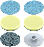 LABIGO Brush Head 5 Pack, Replaceable Brush Heads for Spin Scrubber, Cordless Spin Scrubber for Bathroom Floor Car Tile