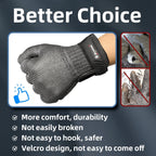 Schwer Ultimate Cut Resistant Gloves Beyond ANSI A9, Reinforced Stainless Steel Glove, Food Grade Mesh Metal Gloves for Butcher Meat Cutting, Oyster Shucking, Mandoline, Non-PFAS, PR1708 (XL, 2 PCS)