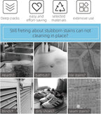 2-Pack Scrub Brush for Cleaning with Long Handle, Medium Firm Brush Bathroom Cleaning Supplies and Bathtub Cleaner and Shower Cleaning, Multi-Scene Use for Kitchen or Carpet