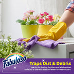 Fabuloso Microfiber Cleaning Cloths, Rainbow - Lint-Free, Scratch-Free Cleaning Cloths for Surfaces and Wood Furniture - Dustless Cloth for Bold and Bright Cleaning Experience, 24 Count