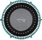 JumpSport 350 PRO Indoor Heavy Duty Fitness Trampoline, 39-inch | 36 Premium EnduroLast 4 Elastic Cords | Customized Bounce with 7 Settings | 300 lb Wt. Rating | 60-Day Free Trial to 350+ Videos