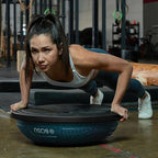 BOSU NexGen 25IN Home Fitness Exercise Gym Strength Flexibility Balance Trainer with Rubberized Non Skid Surface and Hand Air Pump