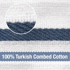 All-Clad Checked Kitchen Towel: Highly Absorbent, Super Soft Long Lasting - 100% Cotton, 17"x30" Tea Towel for Cleaning & Drying Dishes, Pans, Glassware, or Countertops, (1-Pack), Indigo