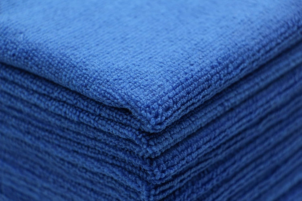 Microfiber Dish Cloths Fast Drying Kitchen Cleaning Cloth Dish Rags Dust Cloths Ultra Absorbent Lint Free Washcloths 12inch x 12inch 10 Pack Dark Blue